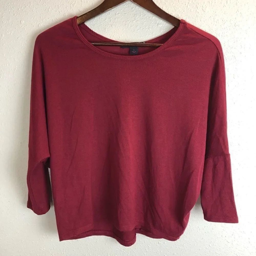NWT JW Styles Marion Red Top Size S
